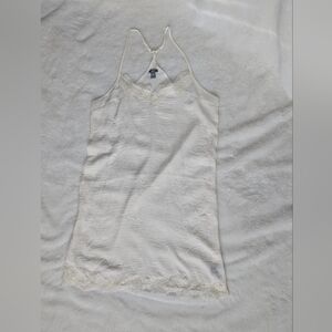 American Eagle Outfitters Cream Lace Chemise